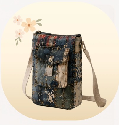 Upcycled Crossbody Bag
