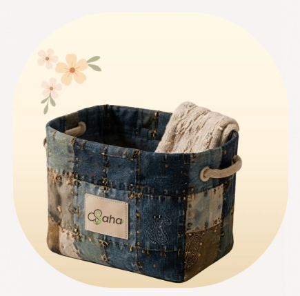 Upcycled Storage Basket