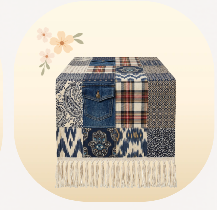 Upcycled Table Runner