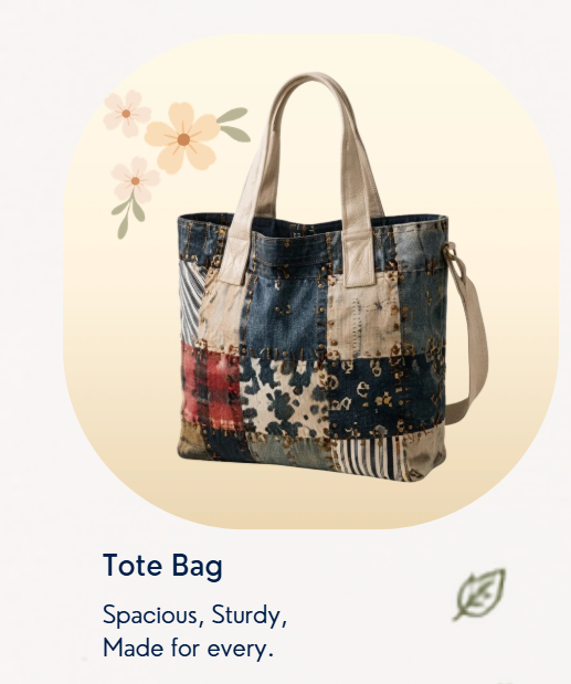 Upcycled Tote Bag